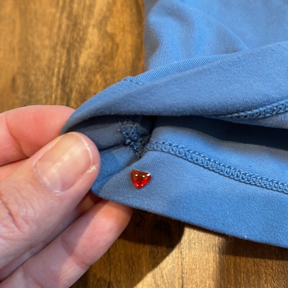 LORNA JANE DUSTY BLUE LADDER BACK BUILT IN BRA CAMISOLE WORKOUT TANK MESH CUTOUT - Picture 9 of 9